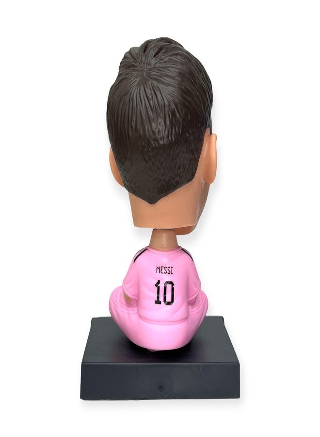 AUGEN Messi D Action Figure Limited Edition Bobblehead with Mobile Holder for Car Dashboard, Office Desk & Study Table (Pack of 1) - Image 3